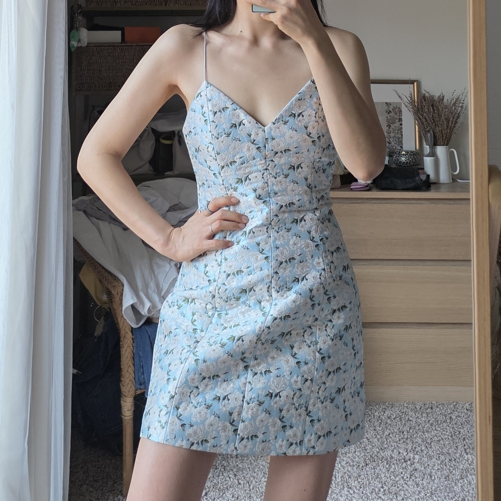 Alice + Olivia Mini  embroidery dress